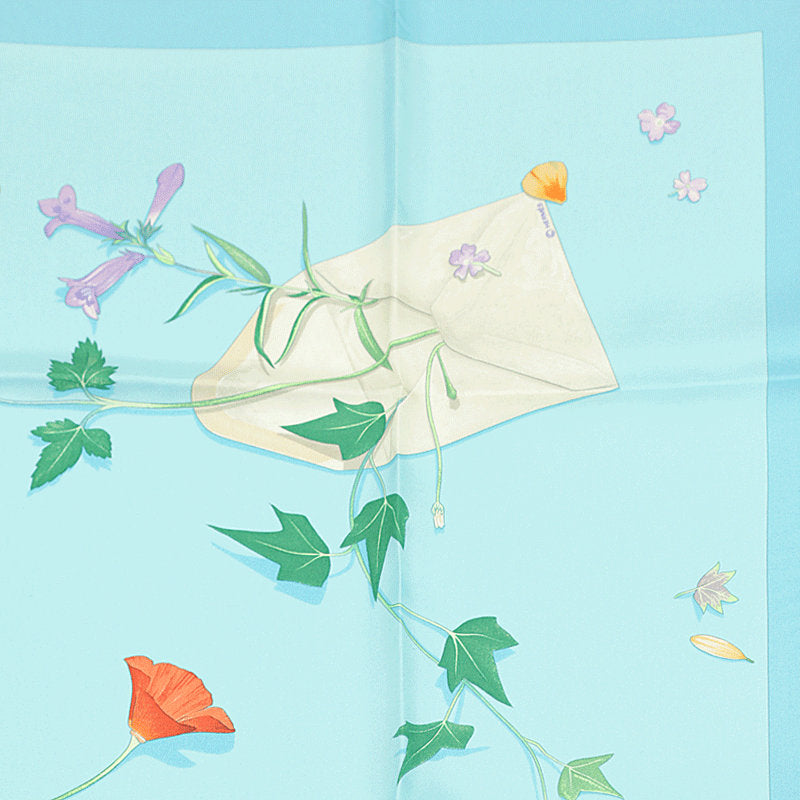 Hermes Scarf "Des Fleurs Pour Le Dire" by Leigh P. Cook 90cm Silk | Carre