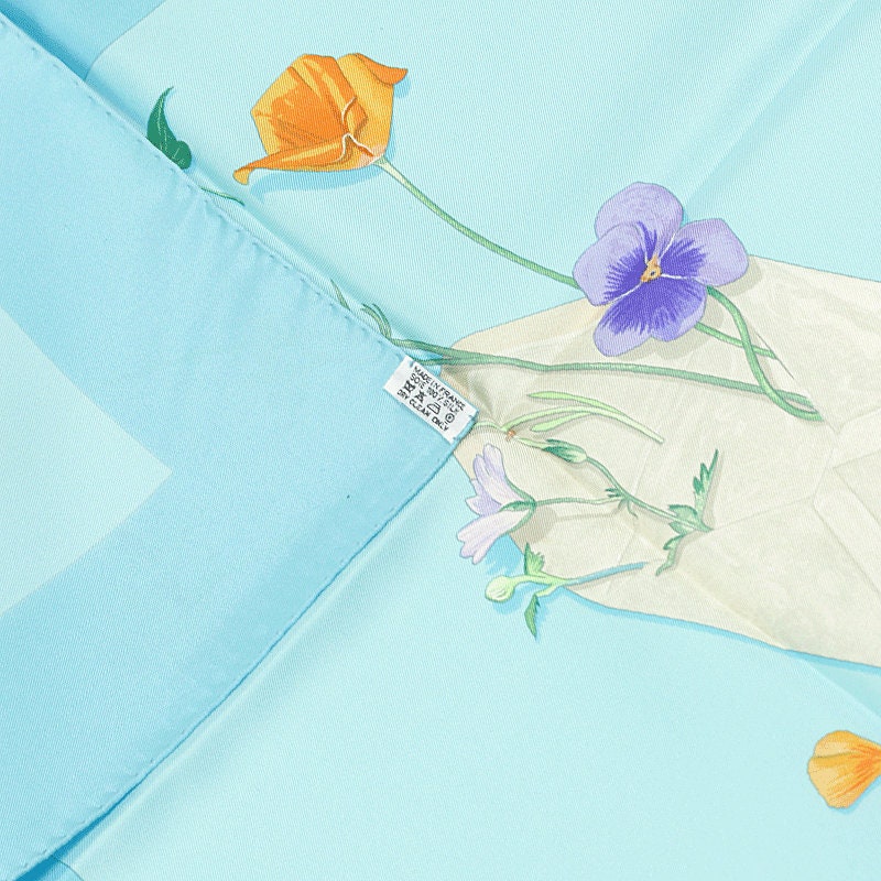 Hermes Scarf "Des Fleurs Pour Le Dire" by Leigh P. Cook 90cm Silk | Carre
