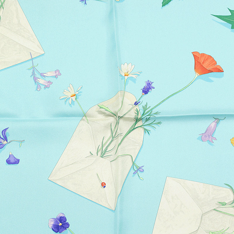 Hermes Scarf "Des Fleurs Pour Le Dire" by Leigh P. Cook 90cm Silk | Carre