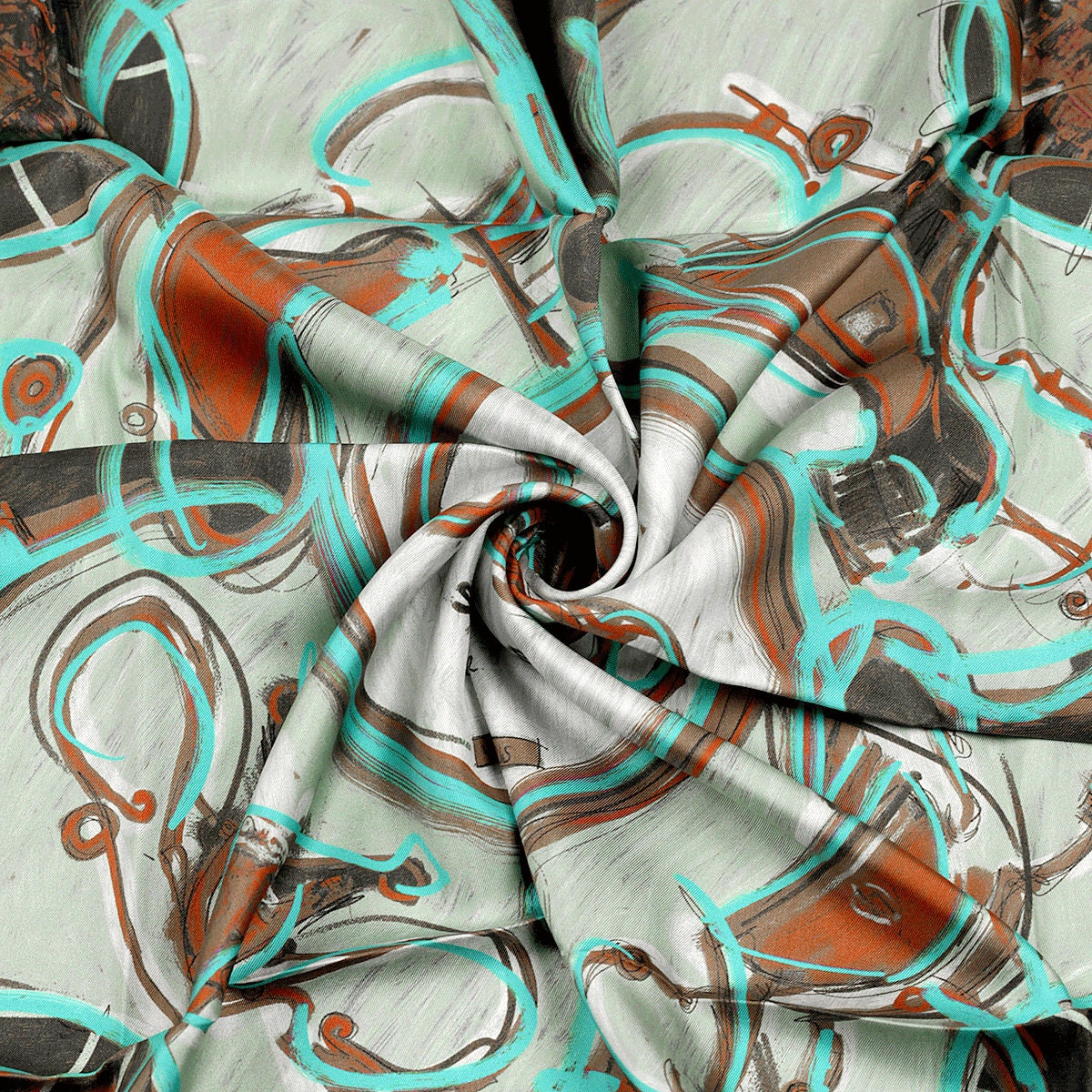 Hermes Scarf "New Springs" by Dimitri Rybaltchenko 90cm Silk