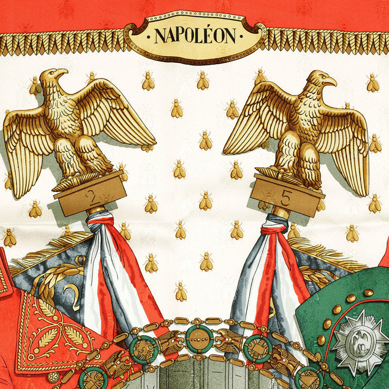 Hermes Scarf "Napoleon" by Philippe Ledoux 90cm Silk Jacquard | Carre Foulard