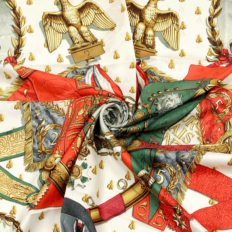 Hermes Scarf "Napoleon" by Philippe Ledoux 90cm Silk Jacquard | Carre Foulard