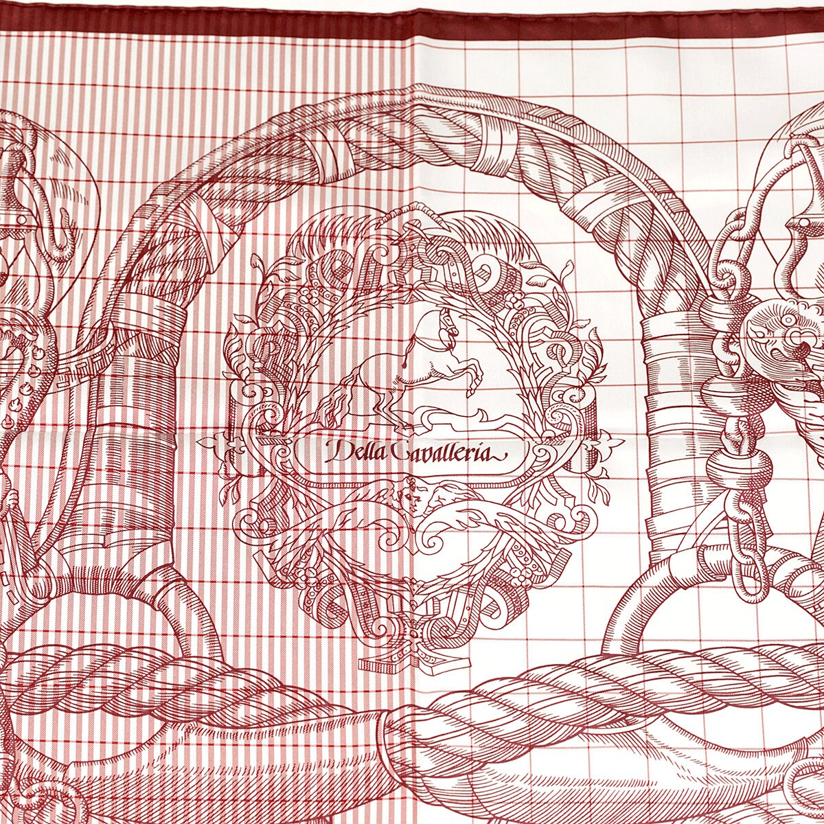 Hermes Scarf "Della Cavalleria" by Virginie Jamin 90cm Silk | Foulard Carre