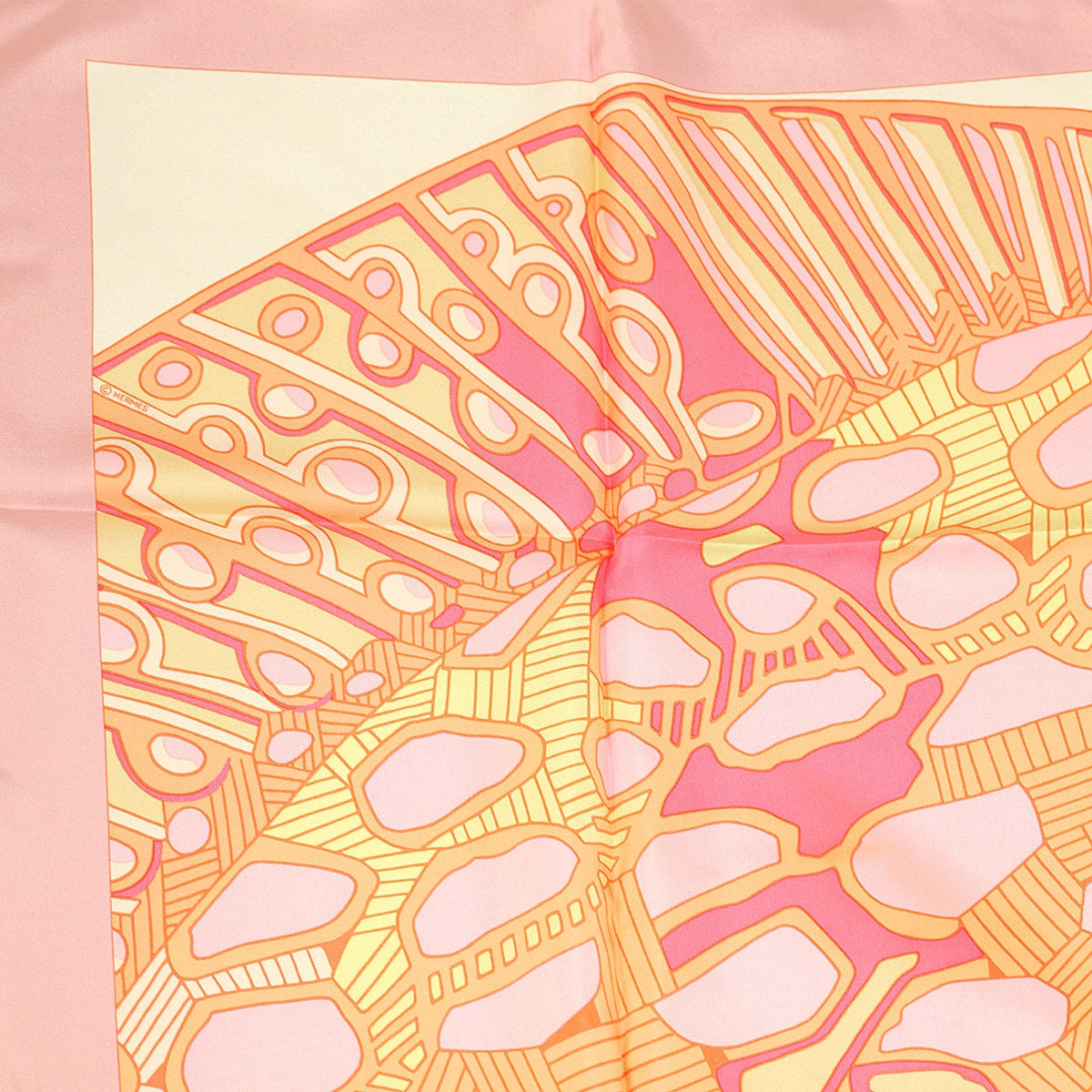 Hermes Scarf "Grands Fonds II" by Annie Faivre 90cm Silk | Carre Foulard