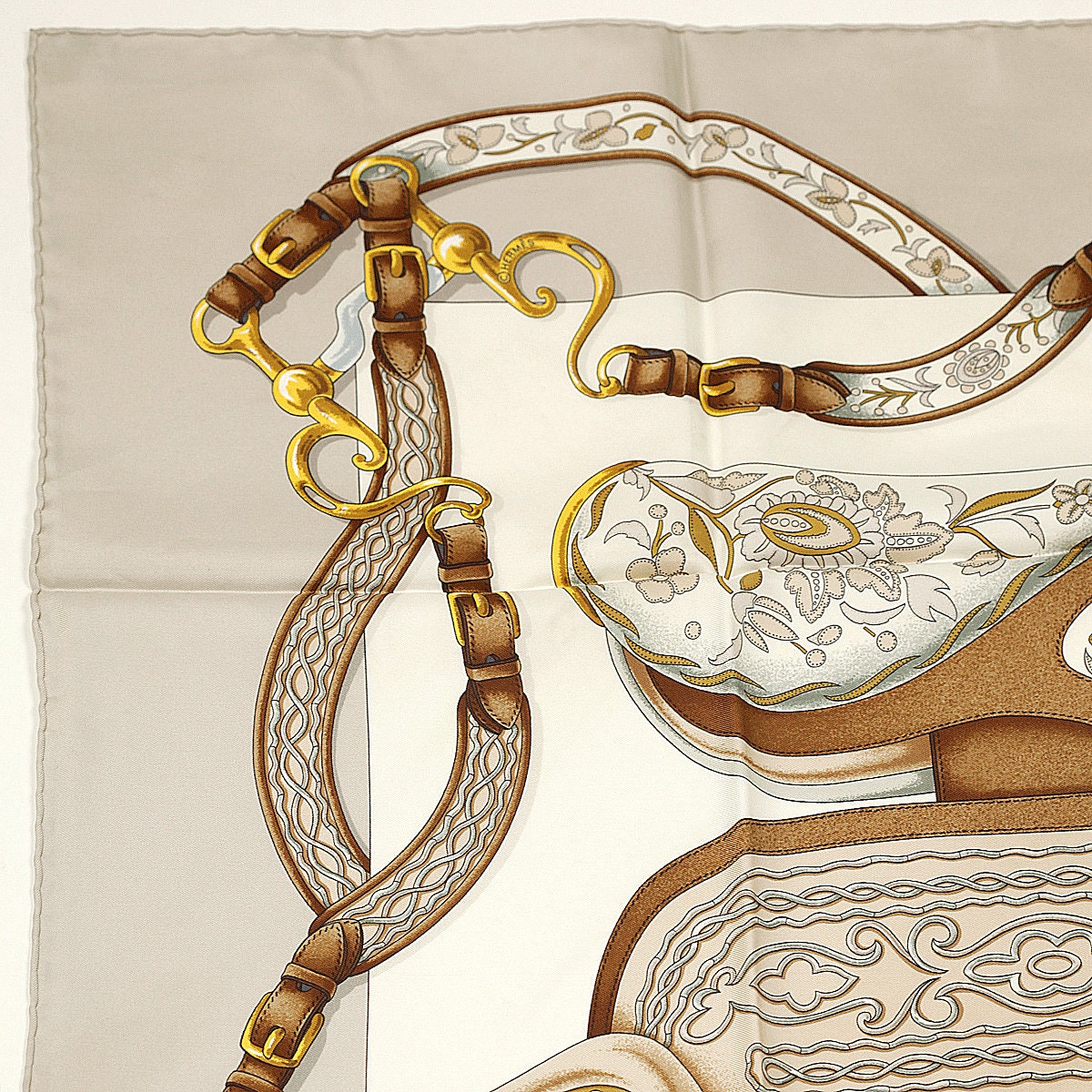 Hermes Scarf "Festival" by Henri d'Origny 90cm Silk | Carre Foulard