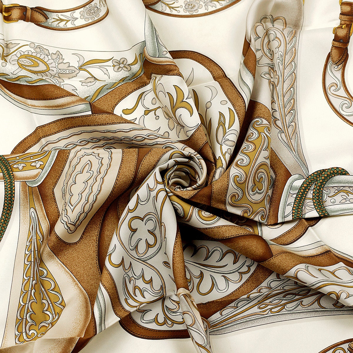 Hermes Scarf "Festival" by Henri d'Origny 90cm Silk | Carre Foulard