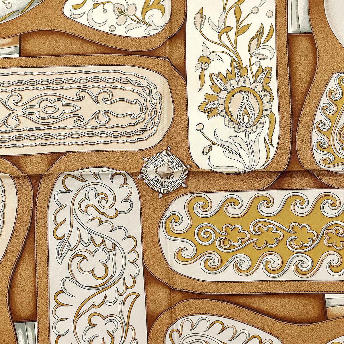 Hermes Scarf "Festival" by Henri d'Origny 90cm Silk | Carre Foulard