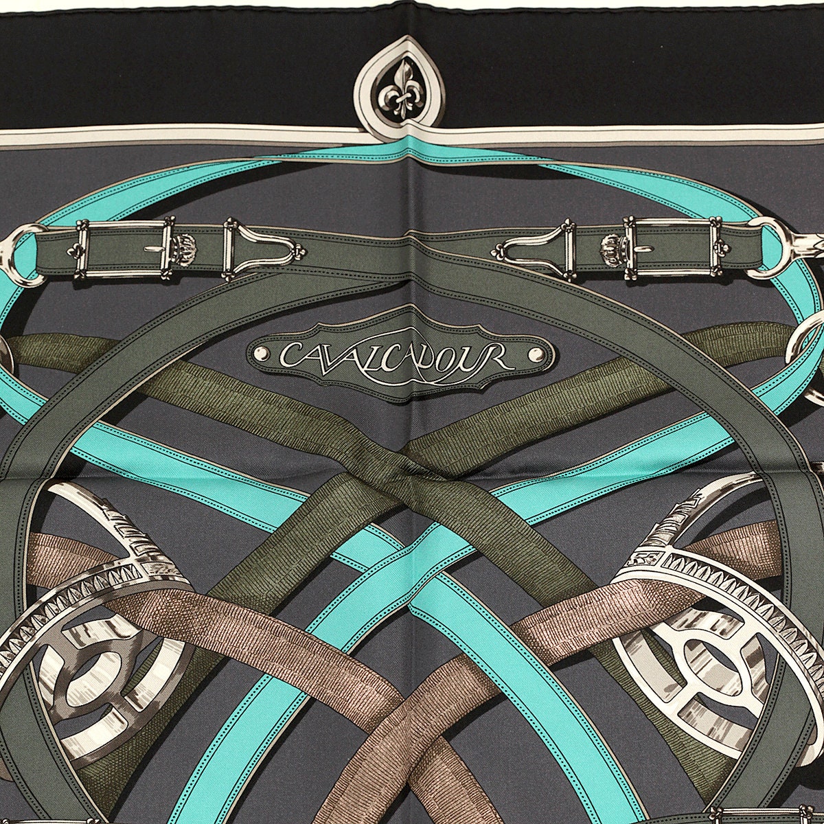Hermes Scarf "Cavalcadour" by Henri d'Origny 90cm Silk | Carre Foulard