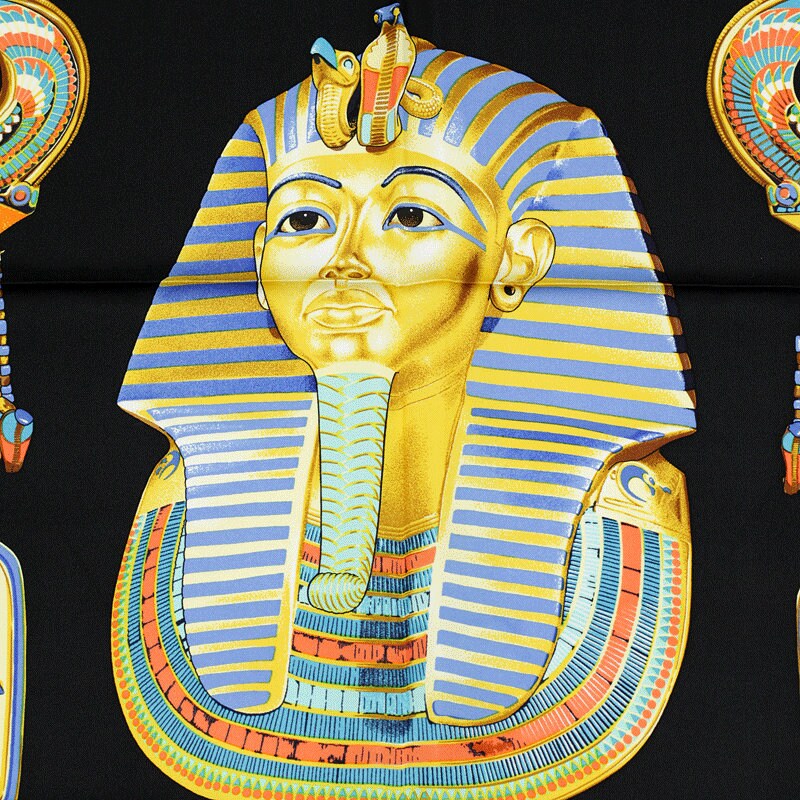 Hermes Scarf "Tutankhamun" by Vladimir Rybaltchenko 90cm Silk | Foulard Carre