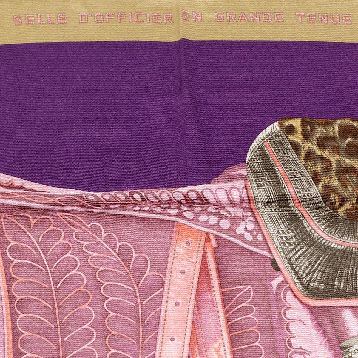 Hermes Scarf "Selle d'Officier en Grande Tenue" by Wlodek Kaminski 70cm Silk | Foulard Carre