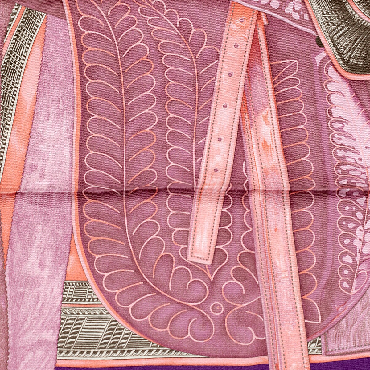Hermes Scarf "Selle d'Officier en Grande Tenue" by Wlodek Kaminski 70cm Silk | Foulard Carre