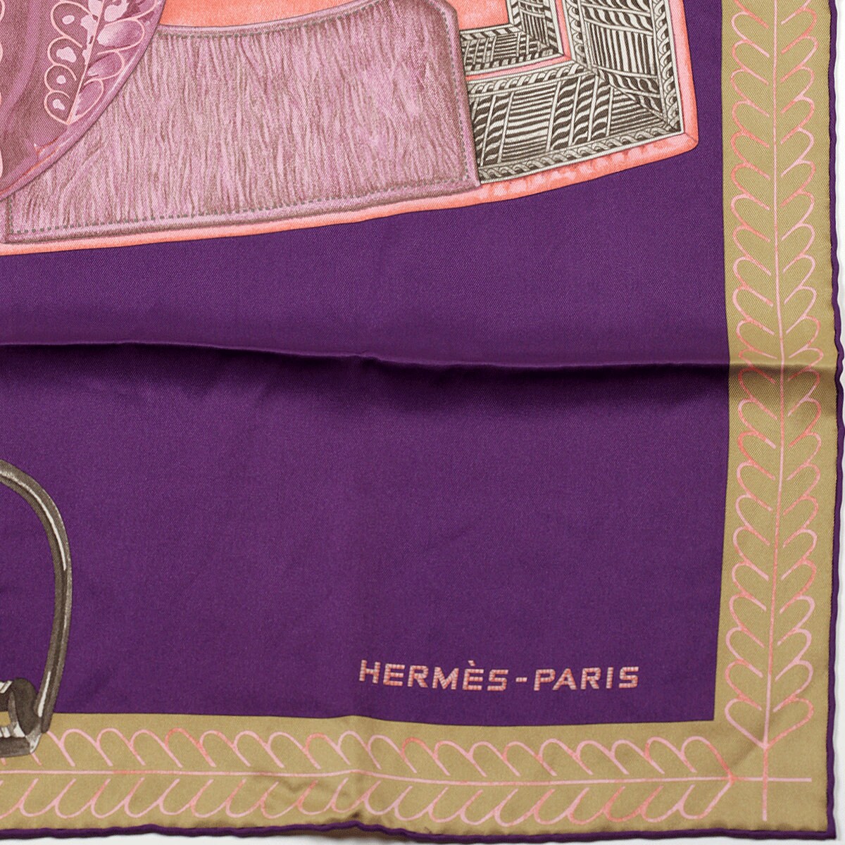 Hermes Scarf "Selle d'Officier en Grande Tenue" by Wlodek Kaminski 70cm Silk | Foulard Carre