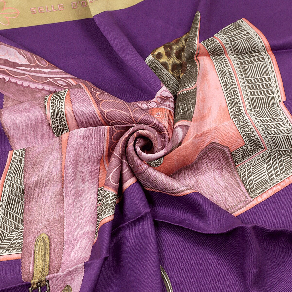 Hermes Scarf "Selle d'Officier en Grande Tenue" by Wlodek Kaminski 70cm Silk | Foulard Carre