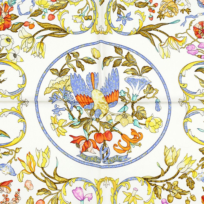 Hermes Scarf "Pierres d'Orient et d'Occident" by Zoe Pauwels 90cm Silk | Foulard Carre