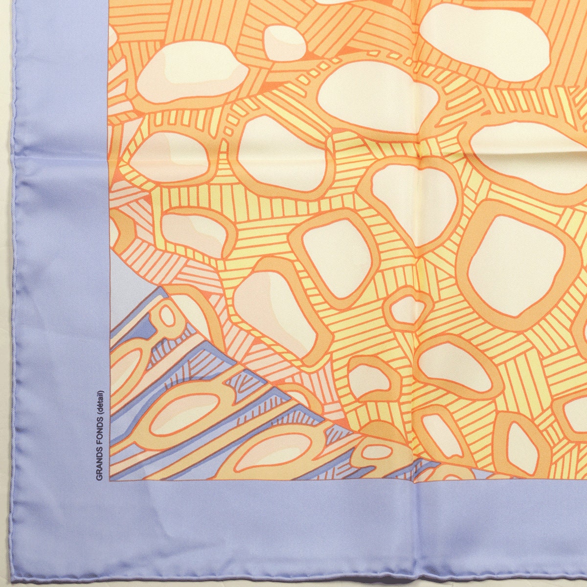 Hermes Scarf "Grands Fonds II" by Annie Faivre 90cm Silk