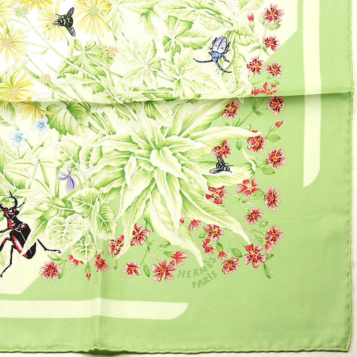 Hermes Scarf "La Prairie" by Antoine De Jacquelot 90cm Silk | Carre Foulard