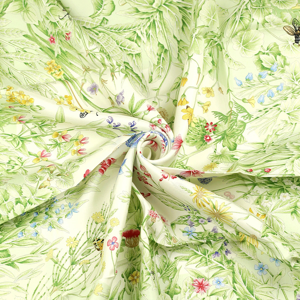 Hermes Scarf "La Prairie" by Antoine De Jacquelot 90cm Silk | Carre Foulard