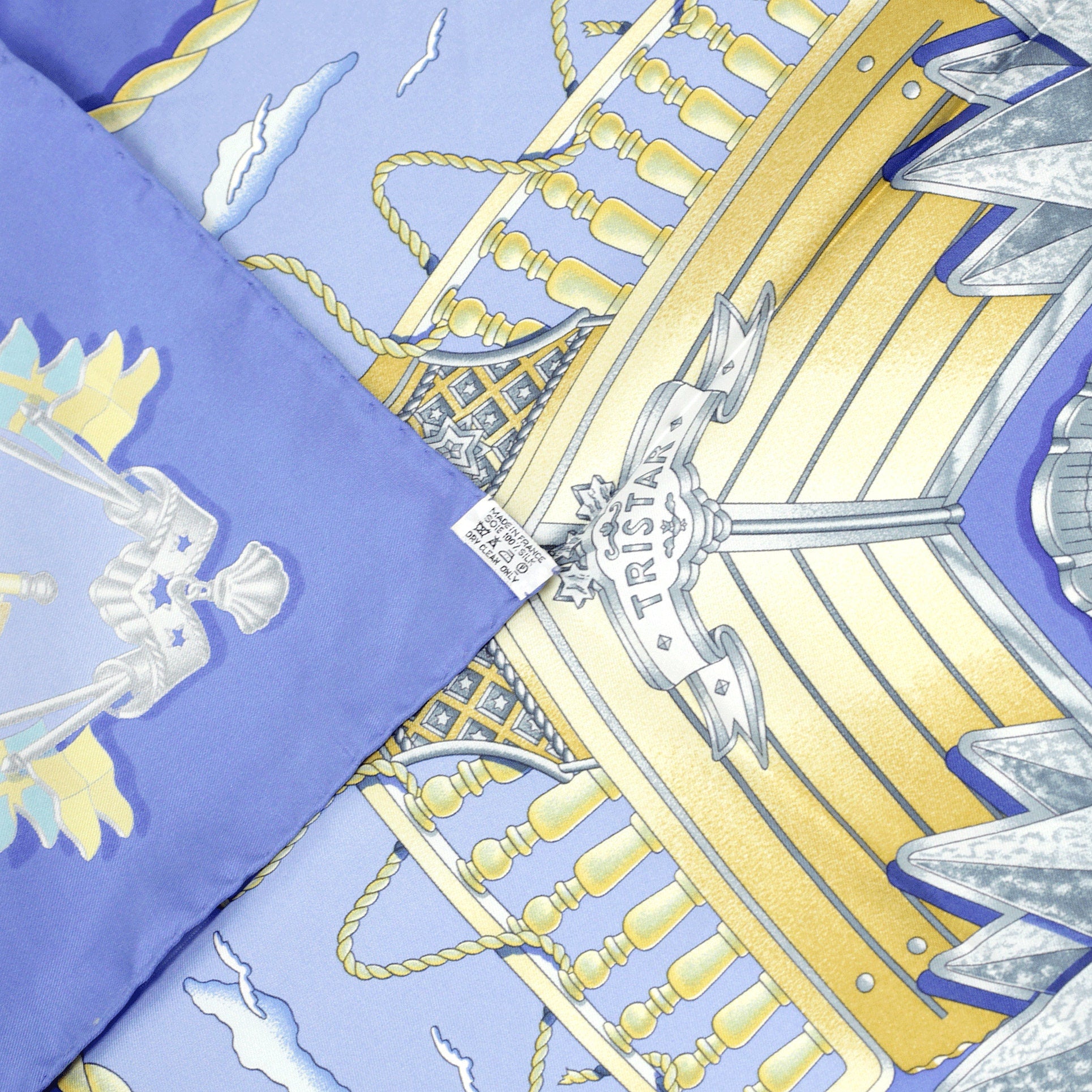 Hermes Scarf "Railing" by Joachim Metz 90cm Silk | Carre Foulard