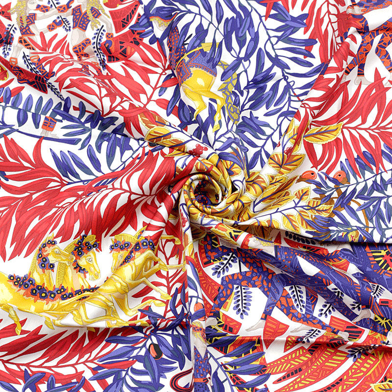 Hermes Scarf "Le Promenade de Platon" by Annie Faivre 90cm Silk