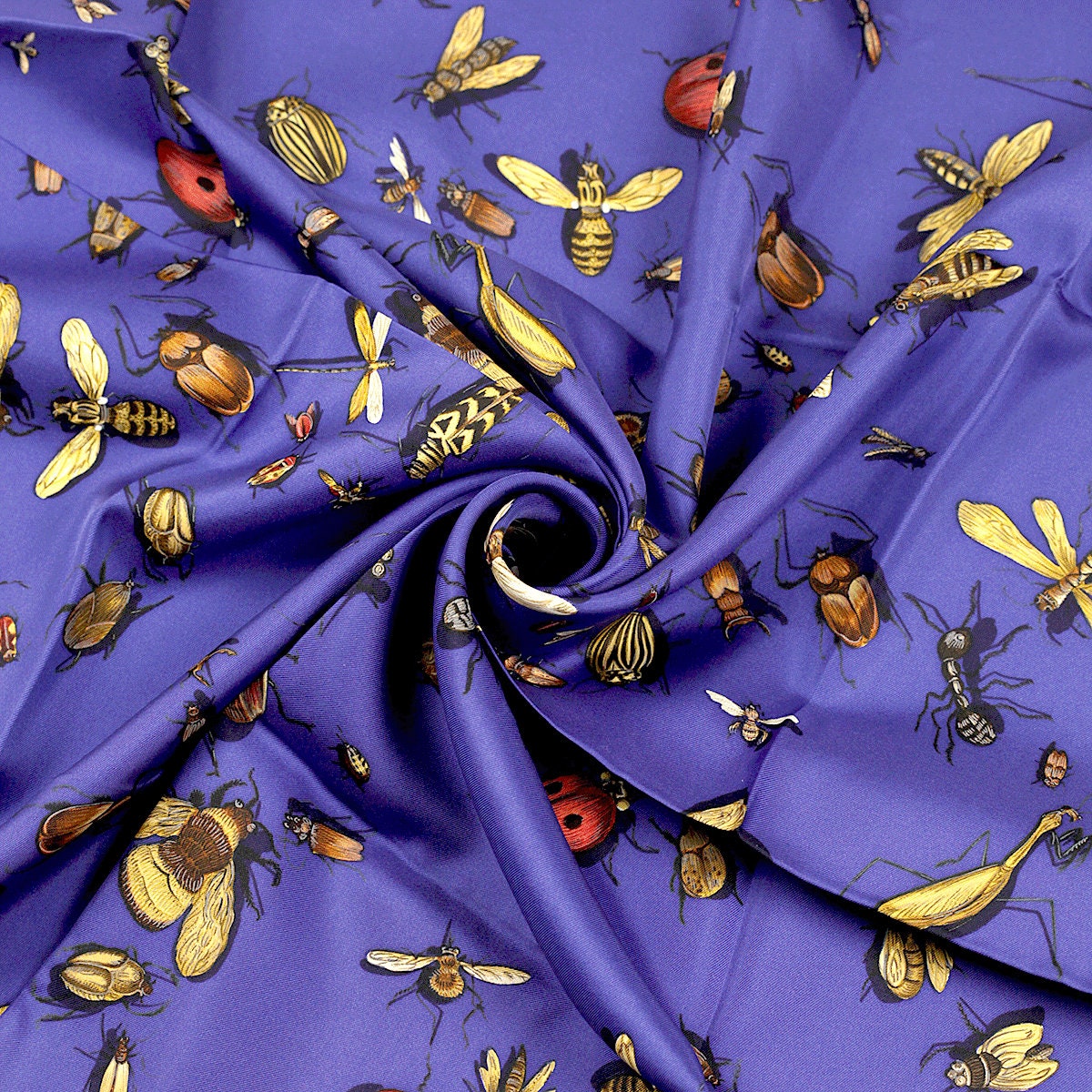 Hermes Scarf "Les Insectes" by Hugo Grygkar 90cm Silk