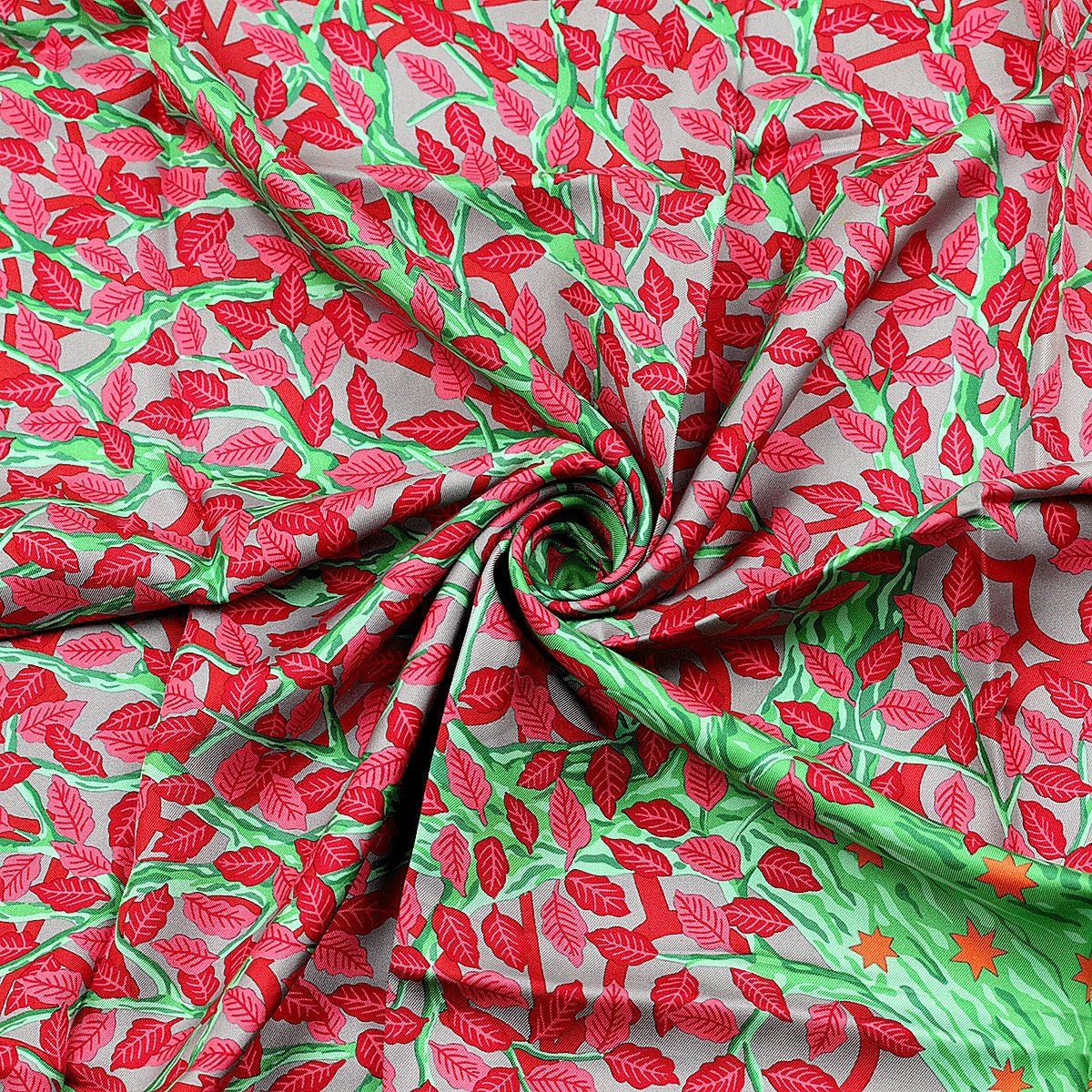 Hermes Scarf "Axis Mundi II" by Christine Henry 90cm Silk