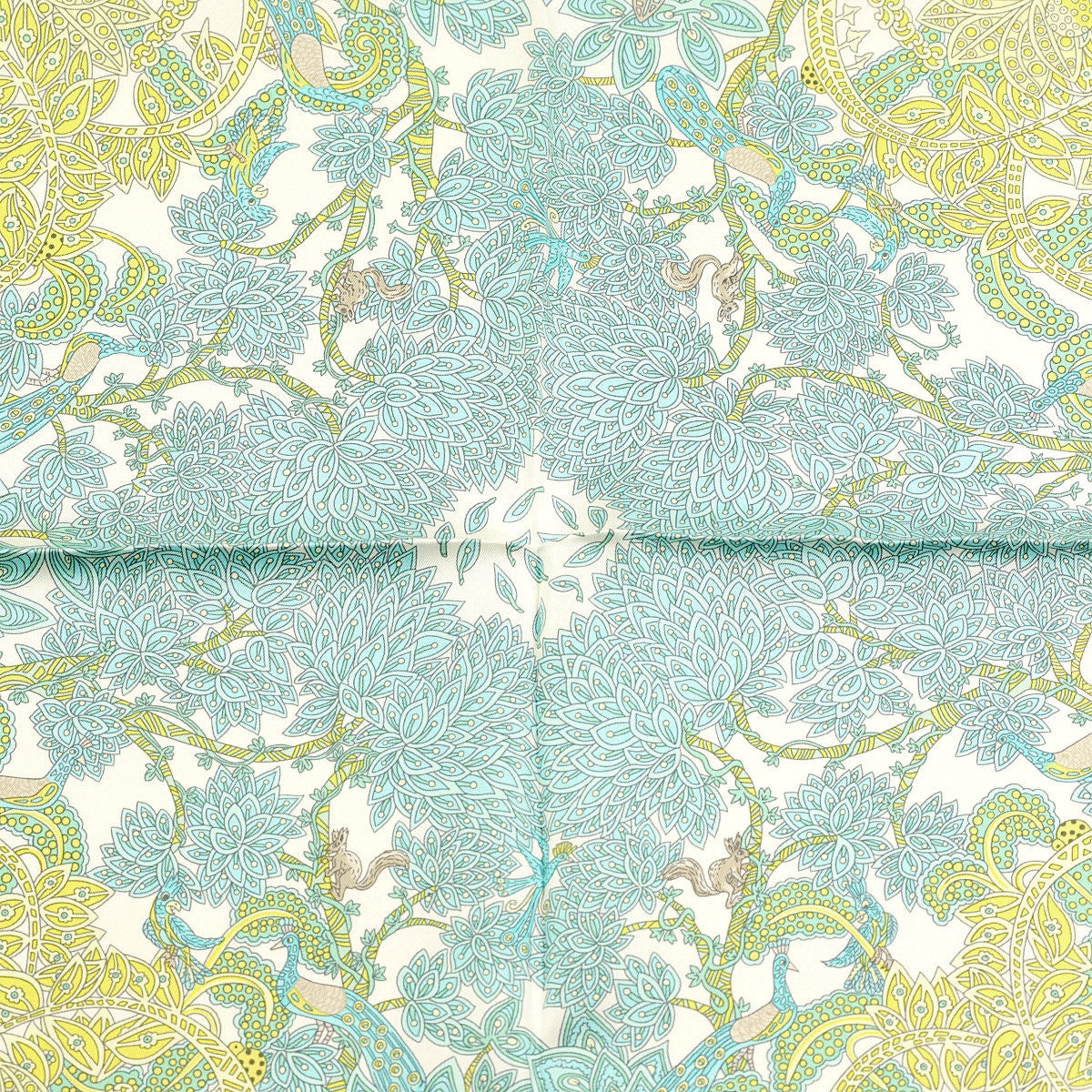 Hermes Scarf "Maitres de la Foret" by Annie Faivre 90cm Silk