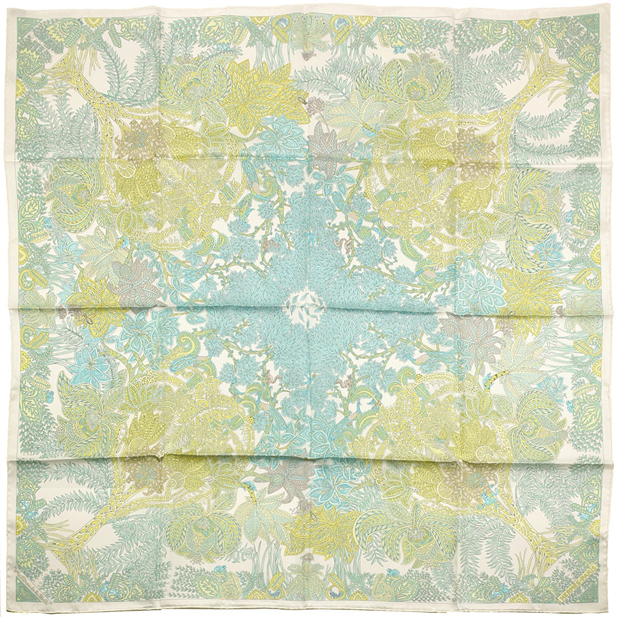 Hermes Scarf "Maitres de la Foret" by Annie Faivre 90cm Silk