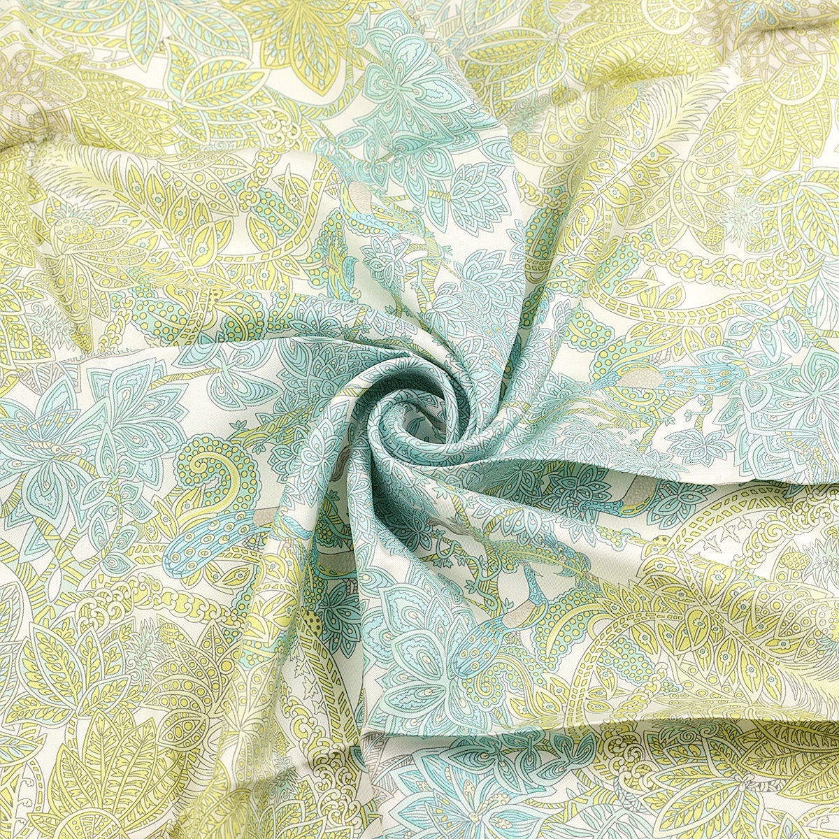 Hermes Scarf "Maitres de la Foret" by Annie Faivre 90cm Silk