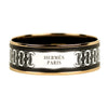 Hermes Bracelet 65 Wide Rose Gold Enamel | Bangle GHW