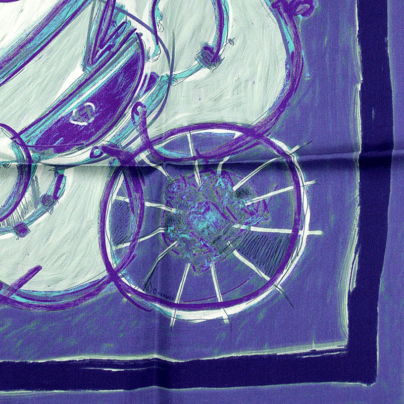 Hermes Scarf "New Springs" by Dimitri Rybaltchenko 90cm Silk