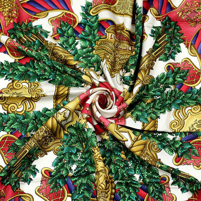 Hermes Scarf "Europe" by Joachim Metz 90cm Silk