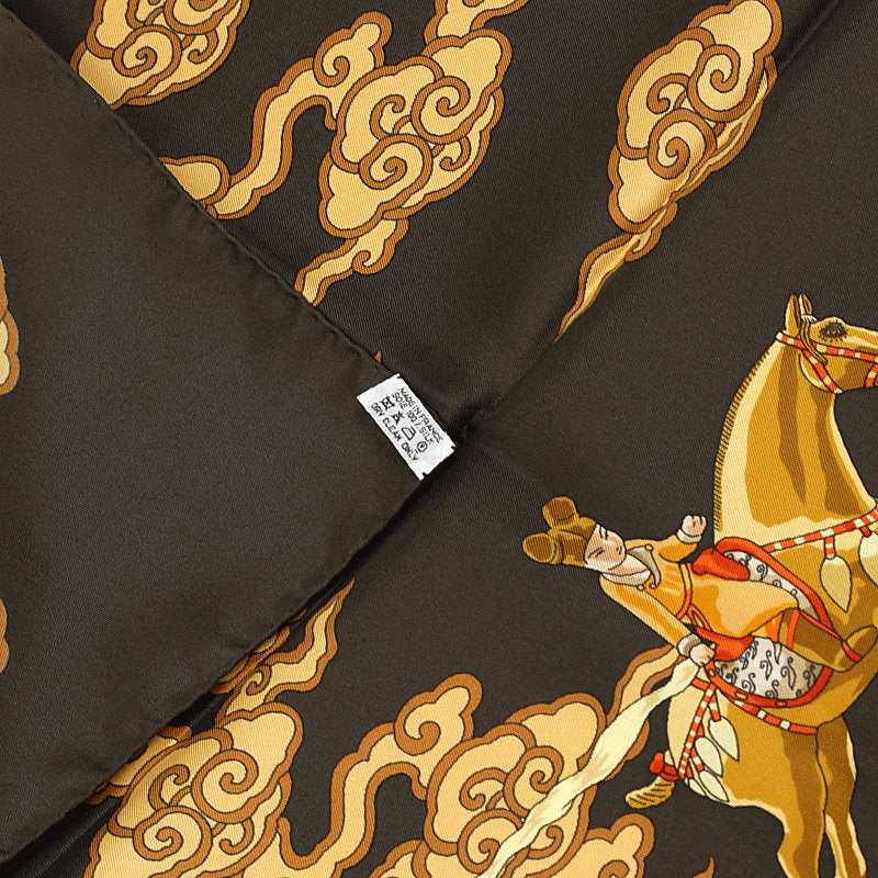 Hermes Scarf "Galop Volant" by Dimitri Rybaltchenko 90cm Silk