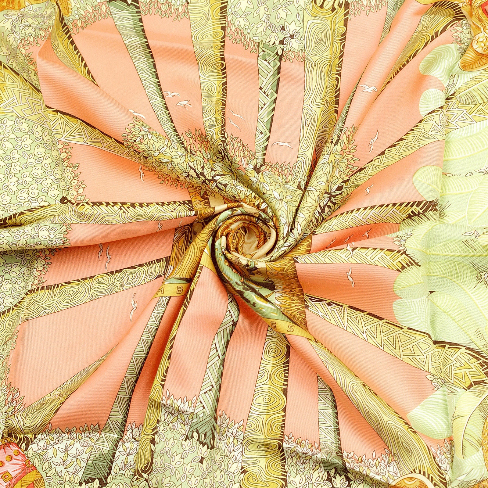 Hermes Scarf "Ombres et Lumieres" by Annie Faivre 90cm Silk | Carre Foulard