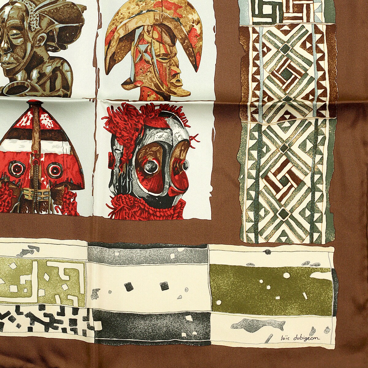 HERMES スカーフ LOIC DUBIGEON デザイン Hermes Scarf 