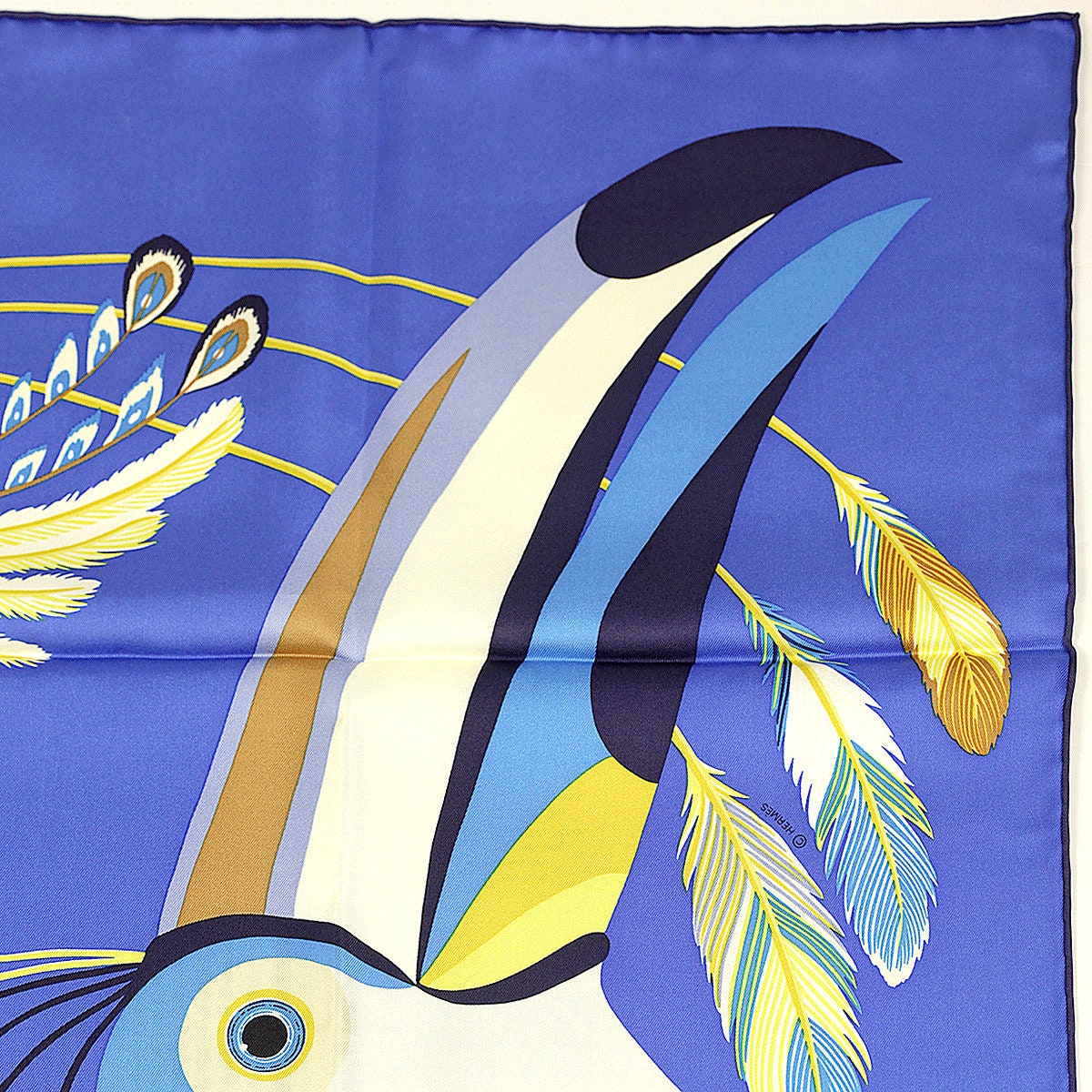 Hermes Scarf "Toucans de Paradis" by Katie Scott 90cm Silk | NWT