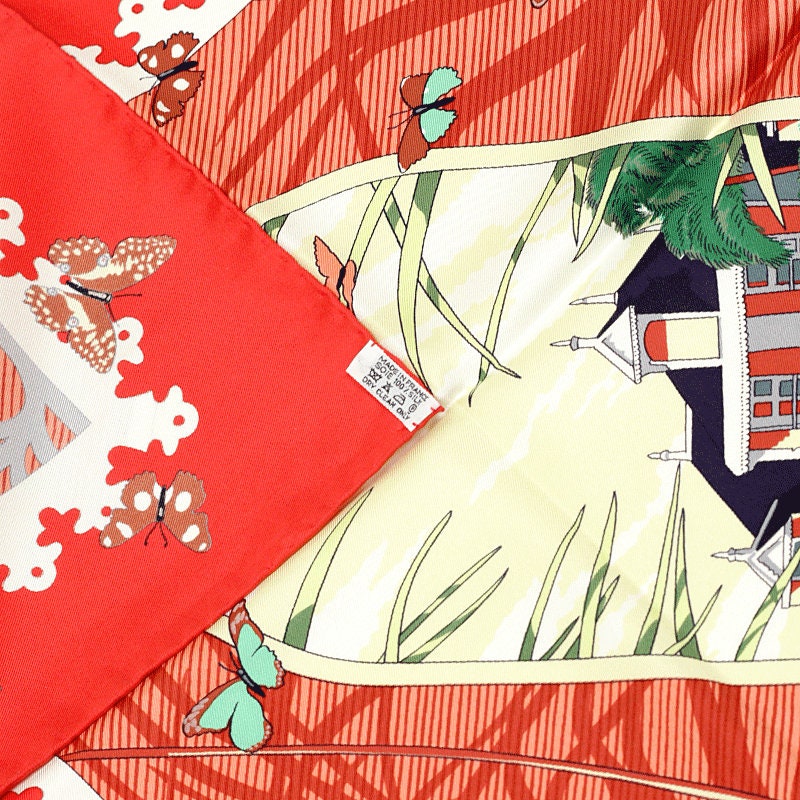Hermes Scarf "Varangues" by Dimitri Rybaltchenko 90cm Silk