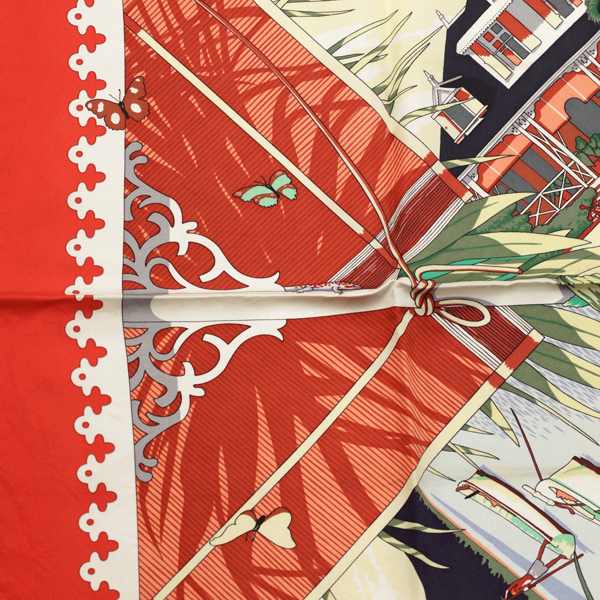Hermes Scarf "Varangues" by Dimitri Rybaltchenko 90cm Silk