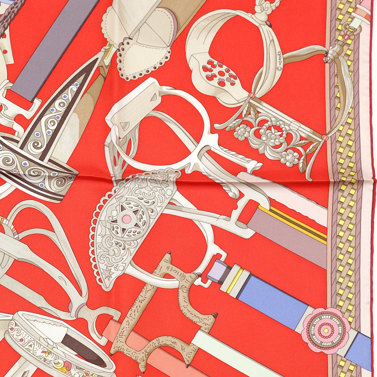 Hermes Scarf "Concours d’Etriers" by Virginie Jamin 90cm Silk | Foulard Carre