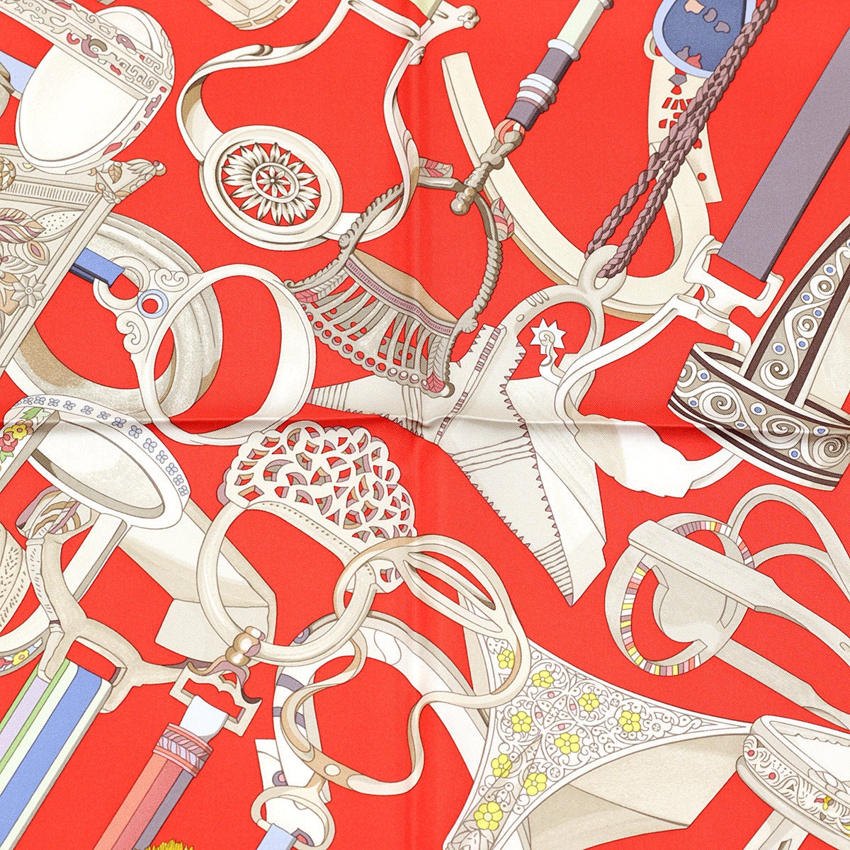 Hermes Scarf "Concours d’Etriers" by Virginie Jamin 90cm Silk | Foulard Carre