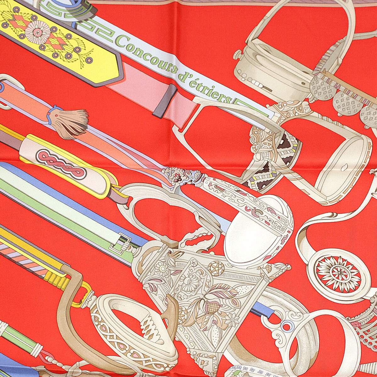 Hermes Scarf "Concours d’Etriers" by Virginie Jamin 90cm Silk | Foulard Carre