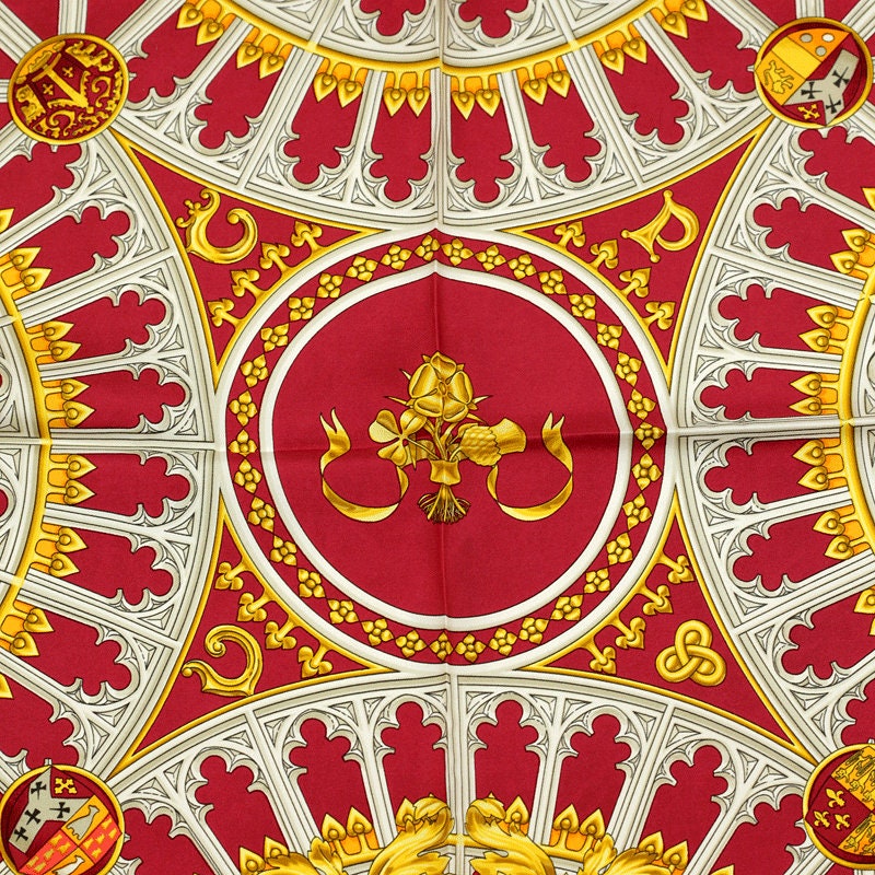 Hermes Scarf "British Heraldy" by Vladimir Rybaltchenko 90cm Silk