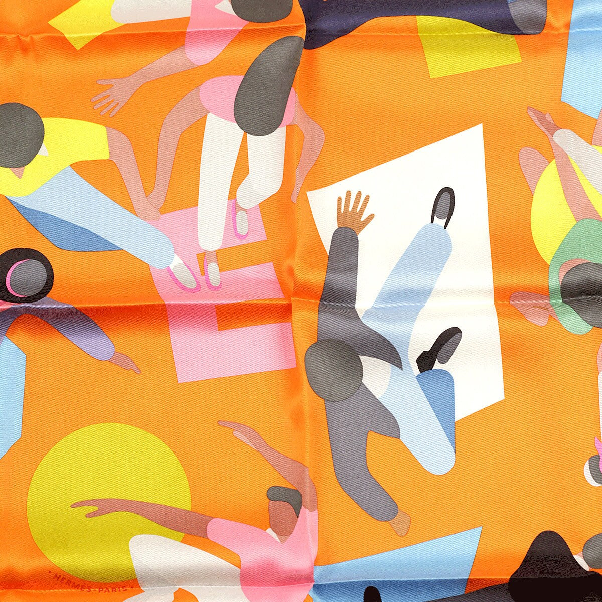 Hermes Scarf "Hommage a Gene Kelly" by Geoff McFetridge 70cm Silk | Limited Edition