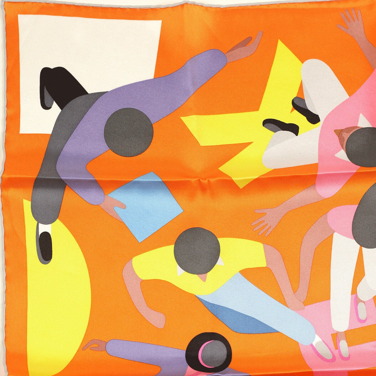 Hermes Scarf "Hommage a Gene Kelly" by Geoff McFetridge 70cm Silk | Limited Edition