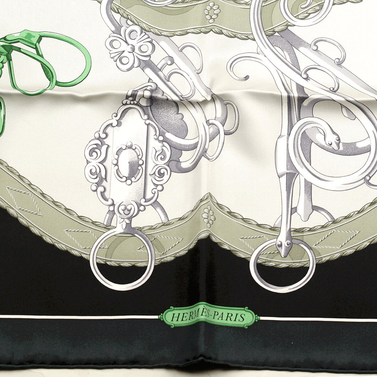 Hermes Scarf "Lift Profile" by Shan Merry 90cm Silk | NWT