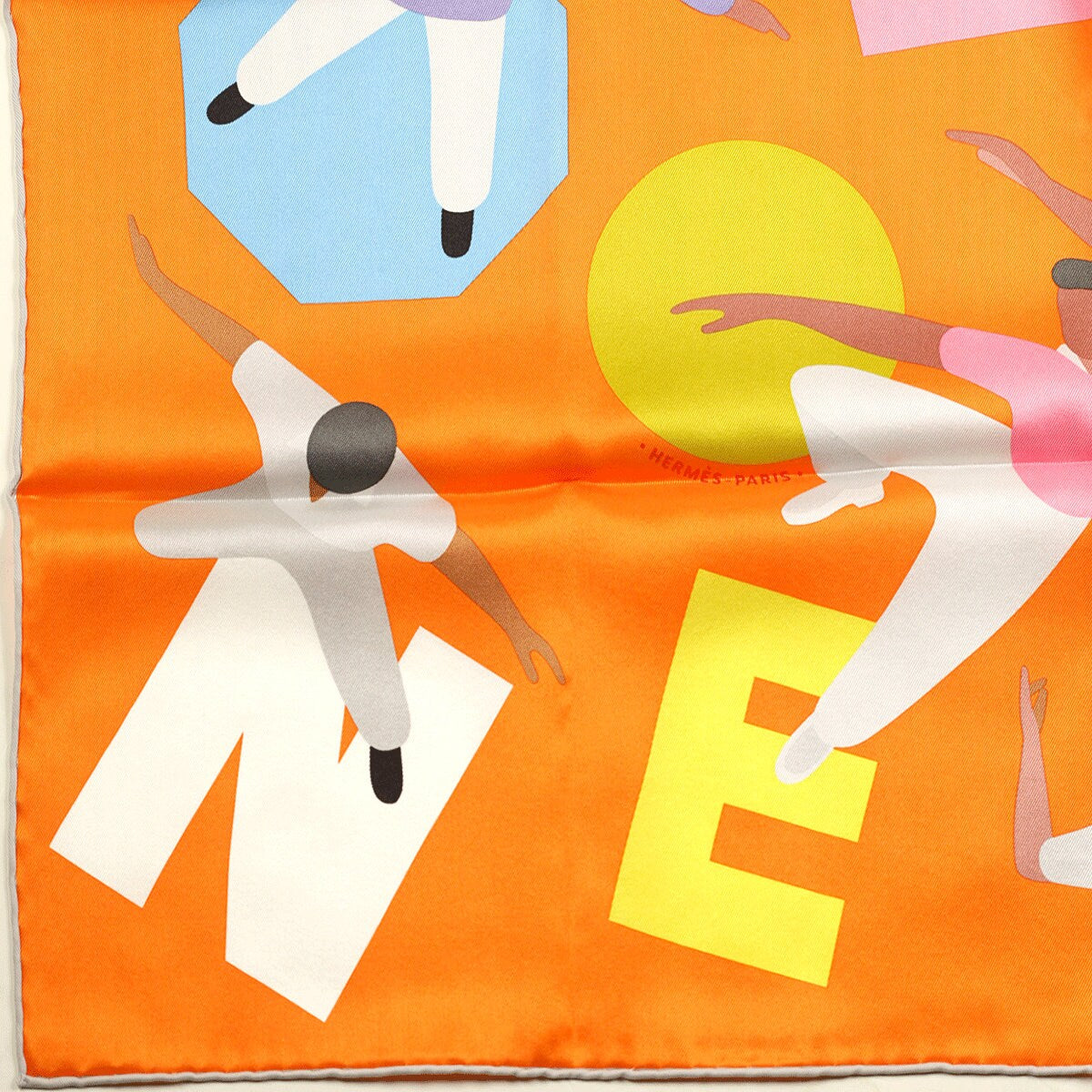 Hermes Scarf "Hommage a Gene Kelly" by Geoff McFetridge 70cm Silk | Limited Edition