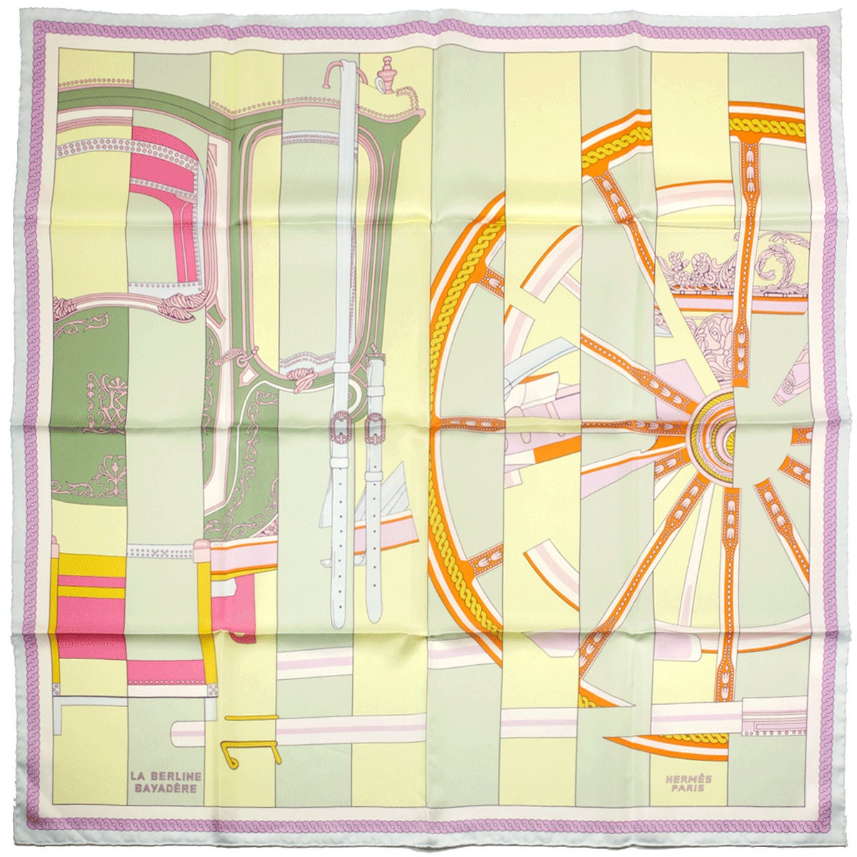 Hermes Scarf "La Berline Bayadere" by Wlodek Kaminski 90cm Silk