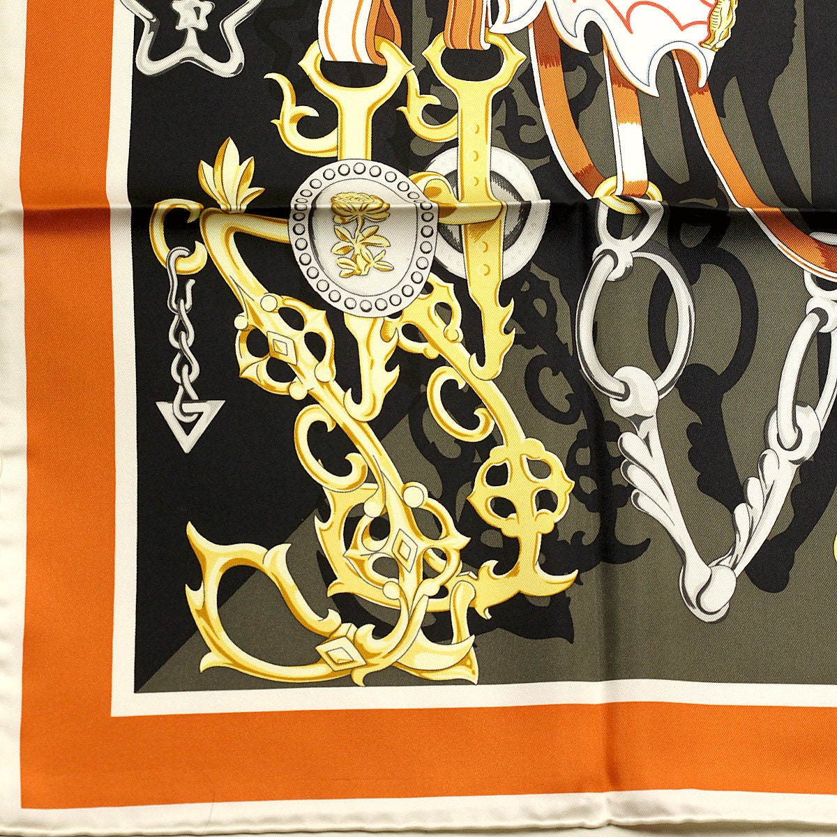 Hermes Scarf "Brides et Destin" by Daiske Nomura 90cm Silk