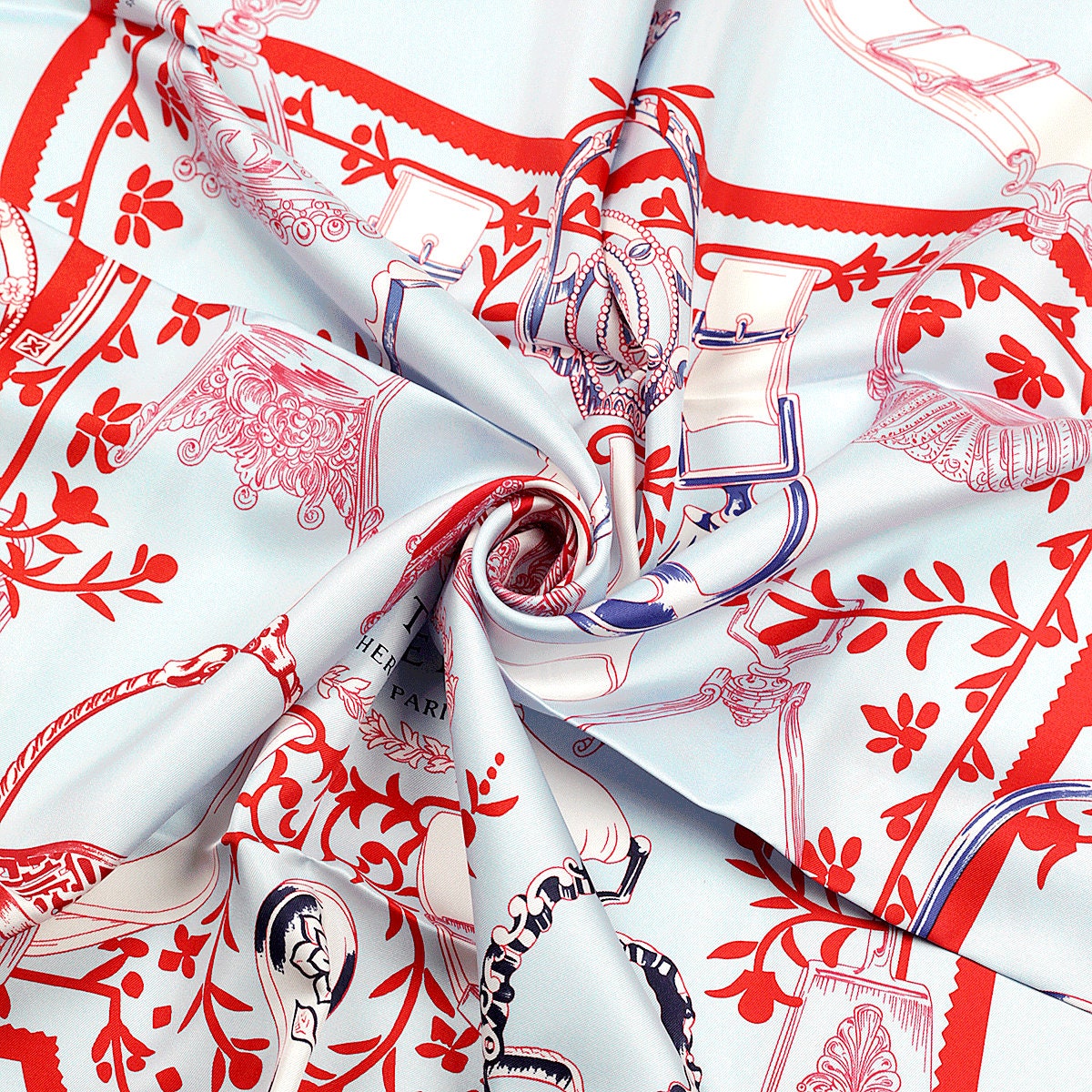 Hermes Scarf "Etriers Remix" by Françoise De La Perriere 90cm Silk | Carre Foulard NWT