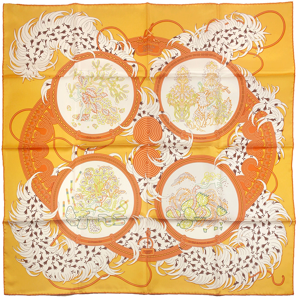 Hermes Scarf "Legende Brodee" by Pierre Marie 90cm Silk | Carre Foulard