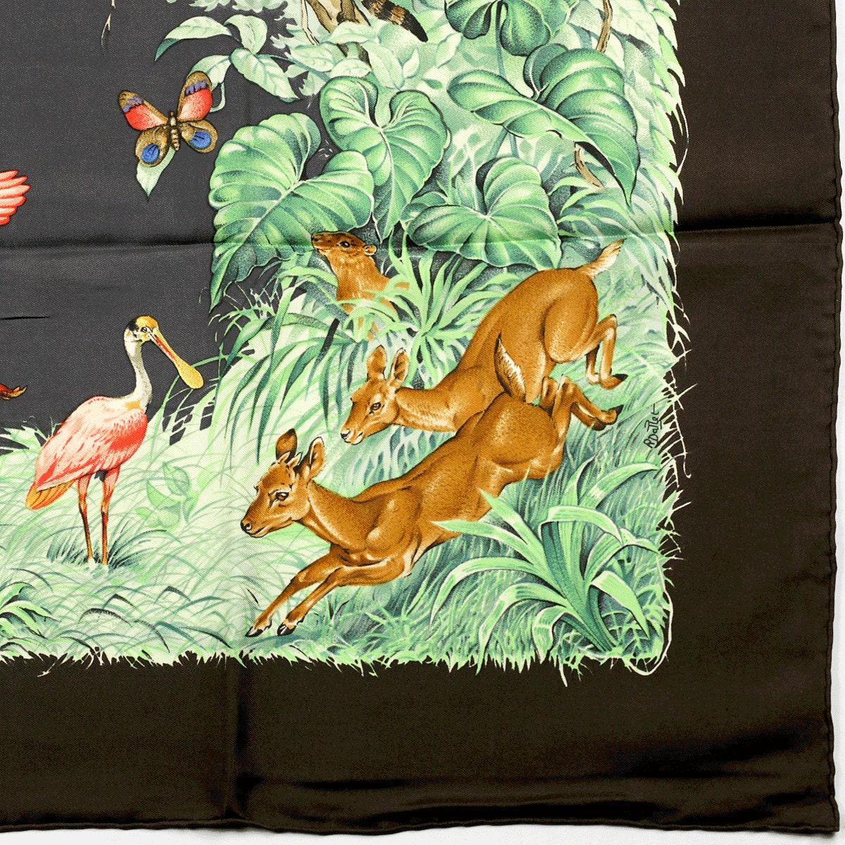 Hermes Scarf "Equateur" by Robert Dallet 90cm Silk